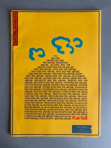 Catalogue kartell 1982 anna - 1982, (anna