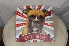 Tableau déco chien boxer ·