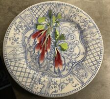 Gien Jardin Blue Canapé/Salad/Dessert Plates