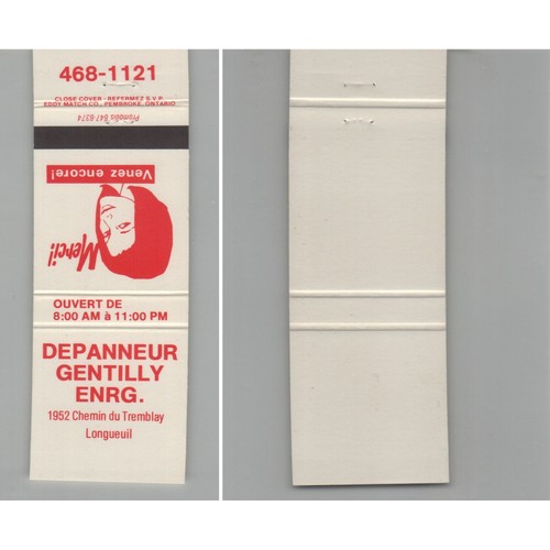 Matchbook cover depanneur - cover,