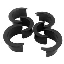 6 pièces de doublures de trou de billard en plastique durable pièces de Table