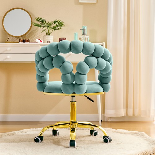 Velvet bubble vanity chair - velvet,