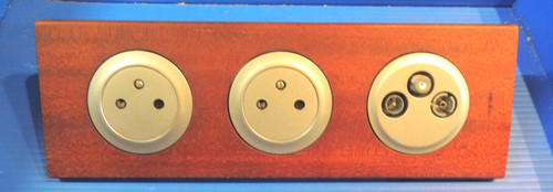 Paque triple celiane acajou - 1,