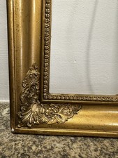 Cadre à clés ancien doré et