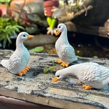 3x Figurines de canard