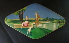 Ancienne Magnifique Boîte à Bonbons "Au Fidèle Berger Vichy" Grand Format