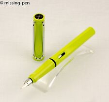 Very rare LAMY Safari Fountain Pen Special Edition LIME from 2008 (nib choice)