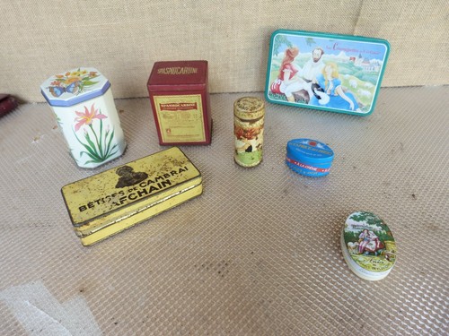 Lot anciennes boites - lot,
