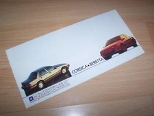 Prospectus / Brochure CHEVROLET Corsica & Beretta 199? //
