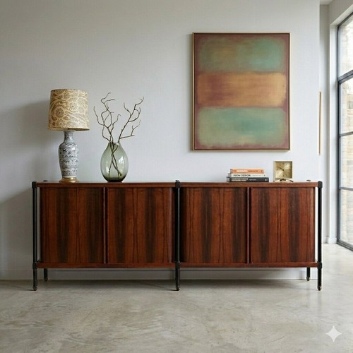 Buffet vintage plaqué bois - buffet, en