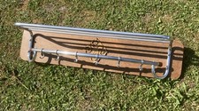 old coat rack hat hook hook wardrobe design 1970 vintage chrome