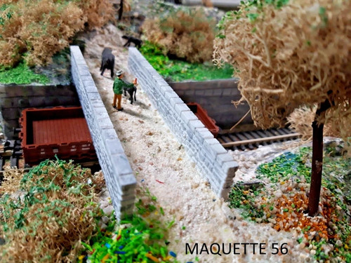 Pont piétonnier imitation - ho,