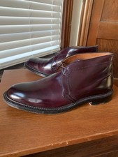 WORN 3x w BOX | ALDEN 11.5D #8 SHELL CORDOVAN CHUKKA BOOTS 1339 11.5 D