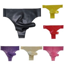 Slip homme latex caoutchouc