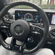 Carbon Fiber Replacement Steering Wheel Shift Paddle For Benz A45 CLA45 W177 AMG