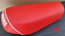Housse de selle ROUGE pour YAMAHA 125 DTMX (Modèle 2A8 - 4J3) (produit neuf)