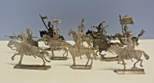 Tin plates - tin figures: 10 Russian riders First Empire - to paint - 3