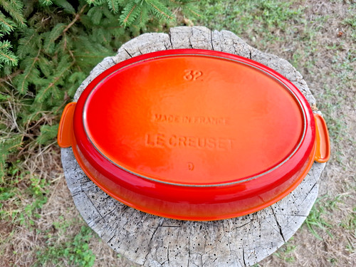 Plat creuset fonte ovale - plat,