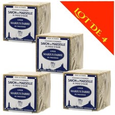 Lot de 4 savons de MARSEILLE