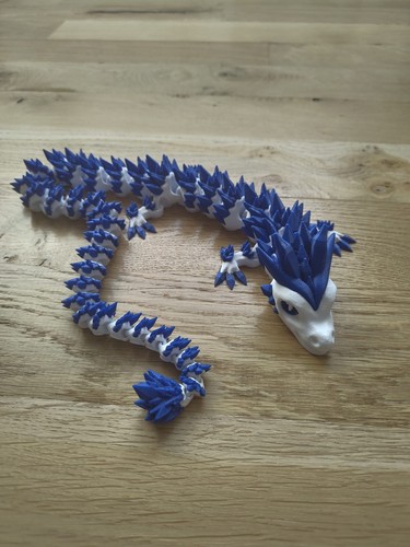 Dragon articulé imprimé - articulé, 3d