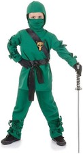 Costume D'Enfant Vert Ninja
