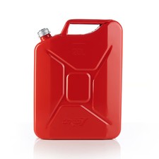 Oxid7 Métal Réservoir À Carburant Bidon D'essence 20L Bidon Rouge Bouchon À Vis