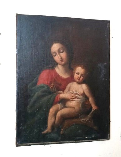 Peinture ancienne huile - peinture, sur