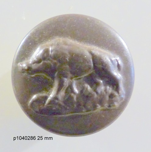 Bouton bombé - ,
