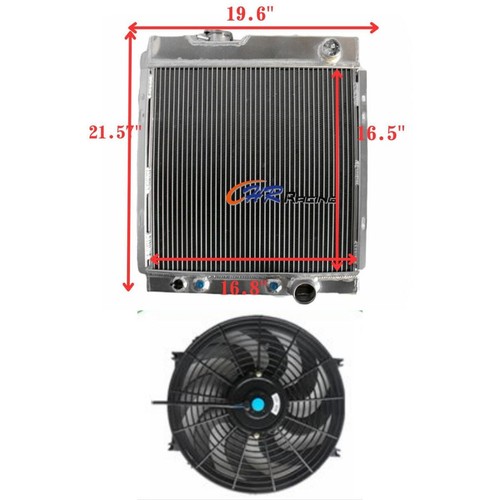 Aluminum radiator fan - radiator+fan, for