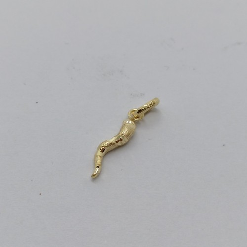 Pendentif porte bonheur cornet - pendentif,