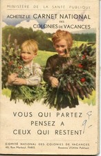 Old postcard / rare / notebook of 8 advertising cards illustrator germaine bouret