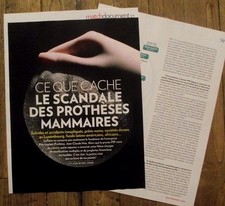 Article Scandale protheses mammaires,PIP,Jean Claude Mas ,2013  , clipping