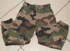 NEUF PANTALON TREILLIS F2 CAMOUFLAGE CE REGLEMENTAIRE ARMEE FRANCAISE 72C