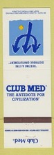 Matchbook Cover - Club Med Vacations QC
