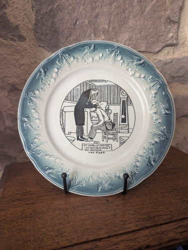 Assiette parlante ancienne