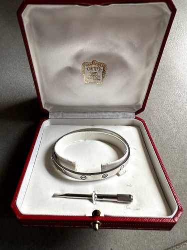 Bracelet cartier love or - cartier, en