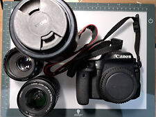 Canon EOS 77D  + Objectif Canon EFS 18-55mm + Canon 50mm + Sigma 70-300mm