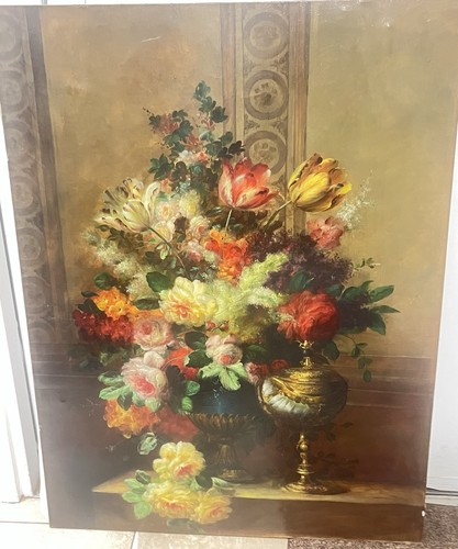 Monumental oil canvas - oil,