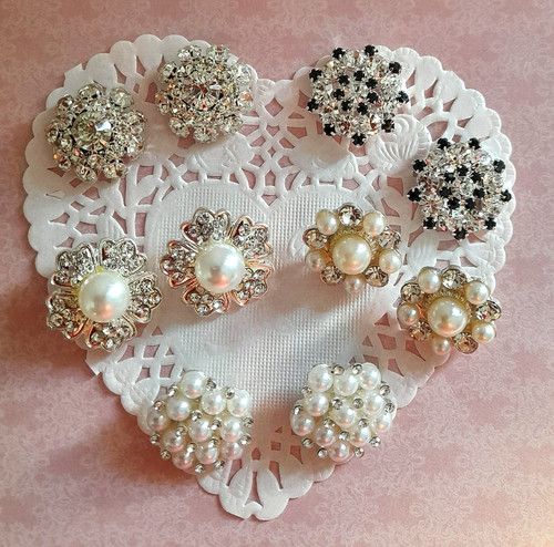 Boutons strass - strass,,