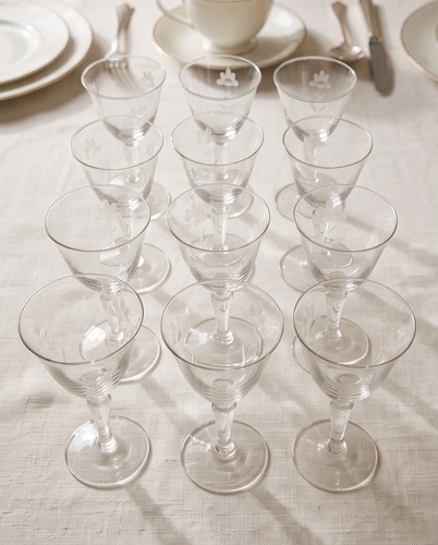 Lot verres liqueur en - verres, à
