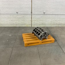 1:24 Echelle Diorama Moteur Bloc - Détaillé Modèle Voiture Pièce pour G-Scale