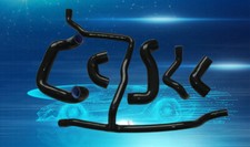 BLACK Silicone Coolant Radiator Hose For BMW E30 M20 320i/325i 1988-1993 NON A/C