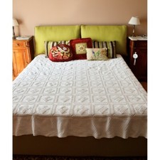 Antique Handmade Cotton Bedspread