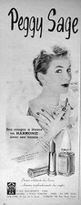 PEGGY WISE LIPRED ADVERTISING IN HARMONY WITH CURRENT TREND VARNISH 