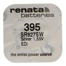 [702648] RENATA Pile bouton Silver Oxyde 395 / SR927SW 0% mercure