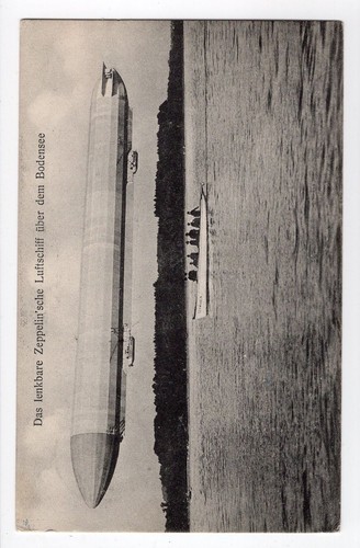 Zeppelin poste aérienne 1908 - poste,