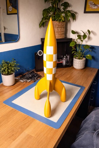 Fusée décorative tintin - fusée,