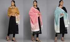 Châle En Cachemire Et Laine