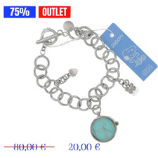 Montre-bracelet pour femme - fille Snoopy en acier