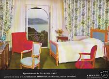 Antique 1960 Romanex Upholstery Fabric Magazine Issue Advertising